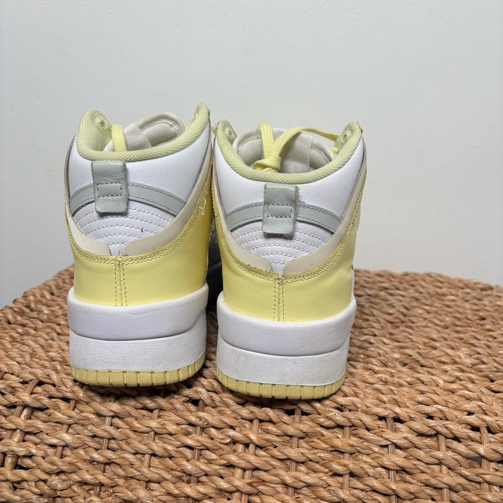Nike Dunk High Up Sneakers Rebel Lemon Yellow (Women's) Size 8.5 *No Insoles* - Picture 4 of 9